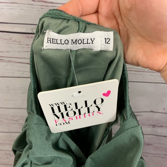 Hello Molly Wrap Open Back Satin Dress - Picture 8 of 8